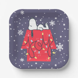 Erdnüsse | Snoopy's Holiday Dreamer Pappteller