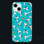 Erdnüsse | Sonnenbrille Muster Case-Mate iPhone 14 Hülle<br><div class="desc">Karo dieses lustige Design aus Erdnüssen mit Snoopy und Woodstock.</div>