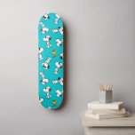 Erdnüsse | Sonnenbrille Muster Skateboard<br><div class="desc">Karo dieses lustige Design aus Erdnüssen mit Snoopy und Woodstock.</div>