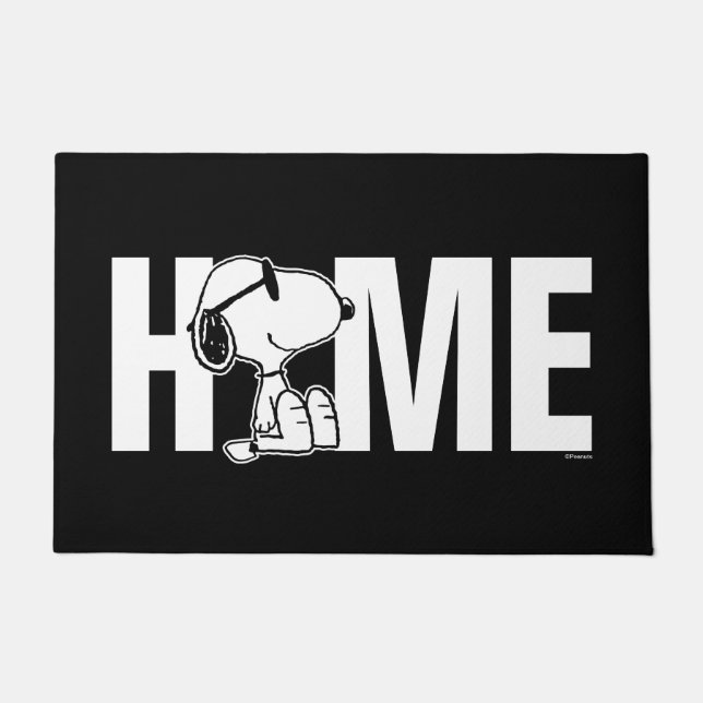 Erdnüsse | Sonnenbrille Snoopy Smile Fußmatte (Vorderseite)