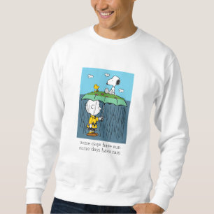 Erdnüsse Sonniger Tag Regnerischer Tag Halb und Sweatshirt