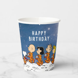 Erdnüsse | Space Birthday Pappbecher
