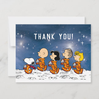 Erdnüsse | Space Birthday Vielen Dank Einladung