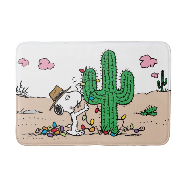 Erdnüsse | Spike Decorations für Weihnachten Badematte (Vorderseite)