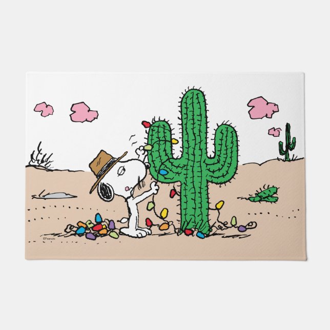 Erdnüsse | Spike Decorations für Weihnachten Fußmatte (Vorderseite)