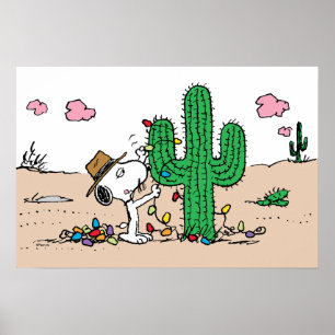 Erdnüsse   Spike Decorations für Weihnachten Poster