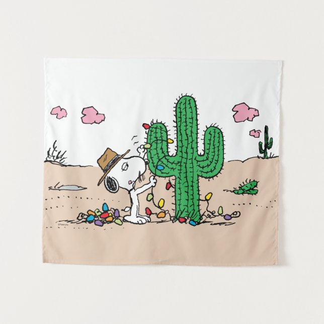 Erdnüsse | Spike Decorations für Weihnachten Wandteppich (Vorderseite (Horizontal))