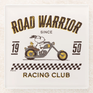 Erdnüsse Straßenkämpfer für Snoopy und Holz Glasuntersetzer