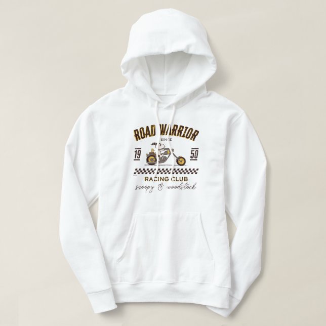 Erdnüsse | Straßenkämpfer für Snoopy und Holz Hoodie (Design vorne)