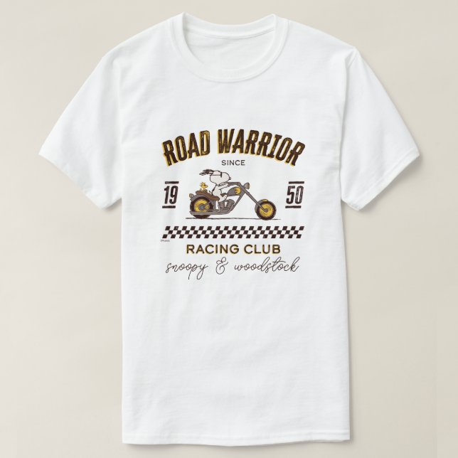 Erdnüsse | Straßenkämpfer für Snoopy und Holz T-Shirt (Design vorne)