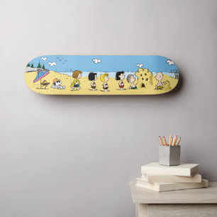 Erdnüsse Tag am Strand Skateboard
