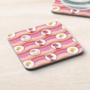 Erdnüsse   Tropische Süsse aus Snoopy und Holz Getränkeuntersetzer