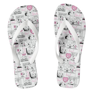 Erdnüsse   Valentine Herz Liebe Muster Flip Flops