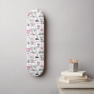 Erdnüsse Valentine Herz Liebe Muster Skateboard