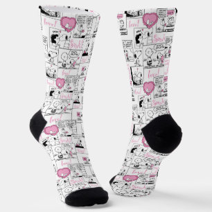 Erdnüsse   Valentine Herz Liebe Muster Socken