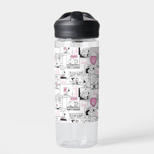 Erdnüsse Valentine Herz Liebe Muster Trinkflasche
