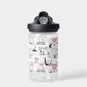 Erdnüsse Valentine Herz Liebe Muster Trinkflasche