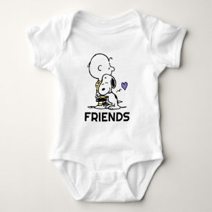 Erdnüsse Valentinstag Charlie Brown & Snoopy Baby Strampler