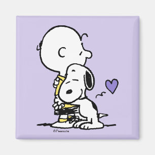 Erdnüsse   Valentinstag   Charlie Brown & Snoopy Magnet
