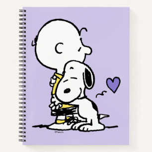 Erdnüsse Valentinstag Charlie Brown & Snoopy Notizbuch
