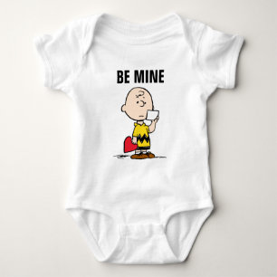 Erdnüsse Valentinstag Charlie Brown Valentine Baby Strampler