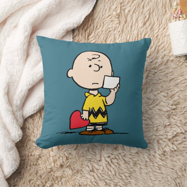 Erdnüsse | Valentinstag Charlie Brown Valentine Kissen (Decke)