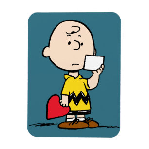 Erdnüsse   Valentinstag Charlie Brown Valentine Magnet