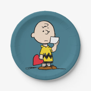Erdnüsse Valentinstag Charlie Brown Valentine Pappteller