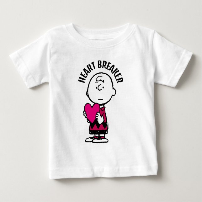 Erdnüsse | Valentinstag | Herz Charlie Brown Baby T-shirt (Vorderseite)