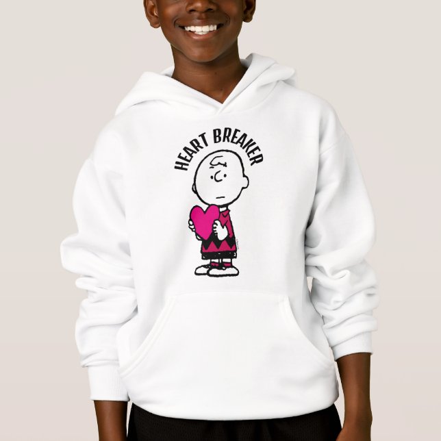 Erdnüsse | Valentinstag | Herz Charlie Brown Hoodie (Vorderseite)