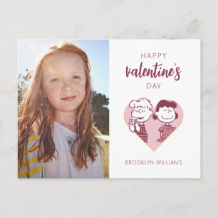 Erdnüsse   Valentinstag   Schroeder & Lucy Postkarte