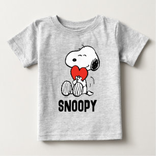Erdnüsse Valentinstag Snoopy Heart Hug Baby T-shirt
