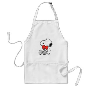 Erdnüsse Valentinstag Snoopy Heart Hug Schürze