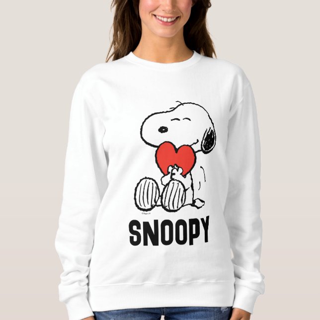 Erdnüsse | Valentinstag | Snoopy Heart Hug Sweatshirt (Vorderseite)
