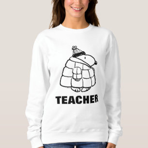 Erdnüsse Warm & gemütlich Lehrer Sweatshirt