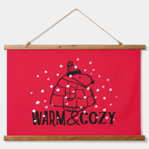 Erdnüsse Warm & gemütlich Wandteppich Mit Holzrahmen