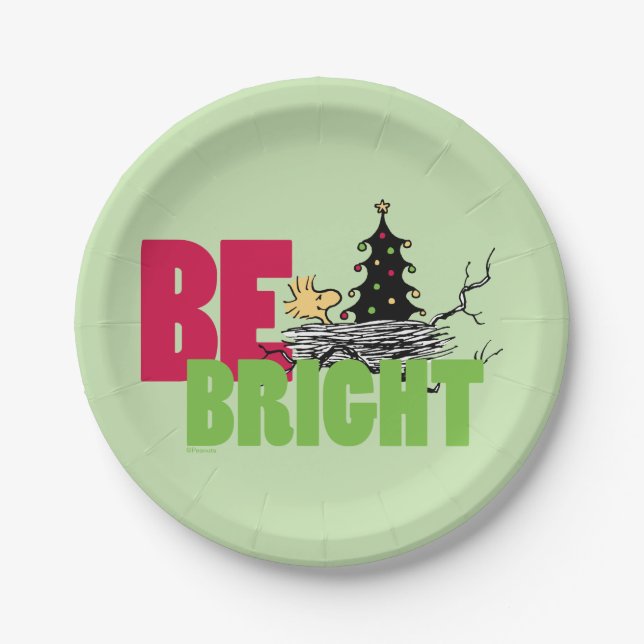 Erdnüsse | Weihnachten aus Holz ist hell Pappteller (Vorderseite)