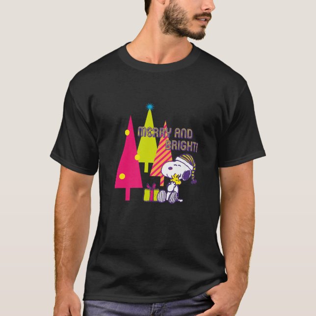 Erdnüsse Weihnachts festliche Umarmung fröhlich un T-Shirt (Vorderseite)