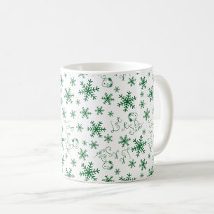 Erdnüsse Weihnachts-Snoopy Let It Snow Pattern Kaffeetasse