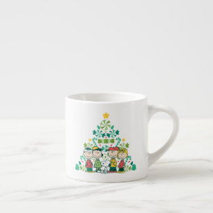 Erdnüsse Weihnachtsbaum Peppermint Espressotasse
