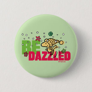Erdnüsse Weihnachtswald kann getanzt werden Button