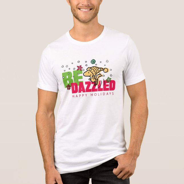 Erdnüsse | Weihnachtswald kann getanzt werden Tri-Blend Shirt (Vorderseite)