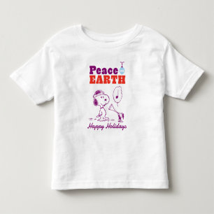 Erdnüsse   Weltfrieden Snoopy & Woodstock Kleinkind T-shirt