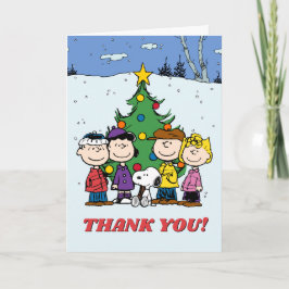 Erdnüsse | Winter Geburtstag Vielen Dank Dankeskarte