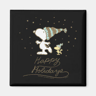 Erdnüsse Winter Schlittschuhfahren Magnet