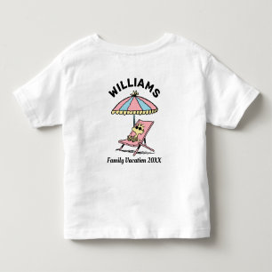 Erdnüsse   Woodstock Beach Family Urlaub Kleinkind T-shirt