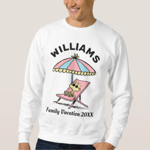 Erdnüsse   Woodstock Beach Family Urlaub Sweatshirt