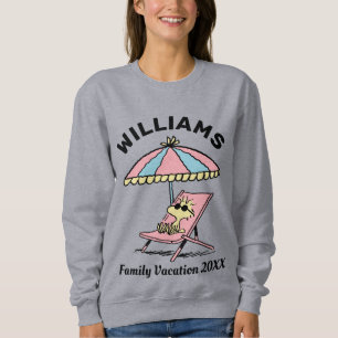 Erdnüsse Woodstock Beach Family Urlaub Sweatshirt