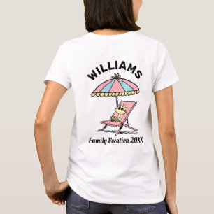 Erdnüsse   Woodstock Beach Family Urlaub T-Shirt