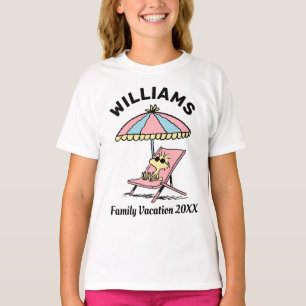Erdnüsse   Woodstock Beach Family Urlaub T-Shirt